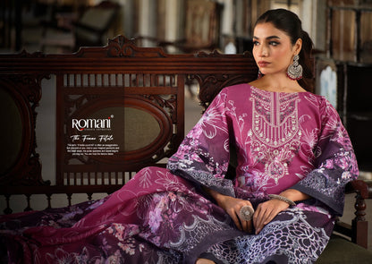 Aarzu Vol 17 Romani Cotton Karachi Salwar Suits Supplier Ahmedabad