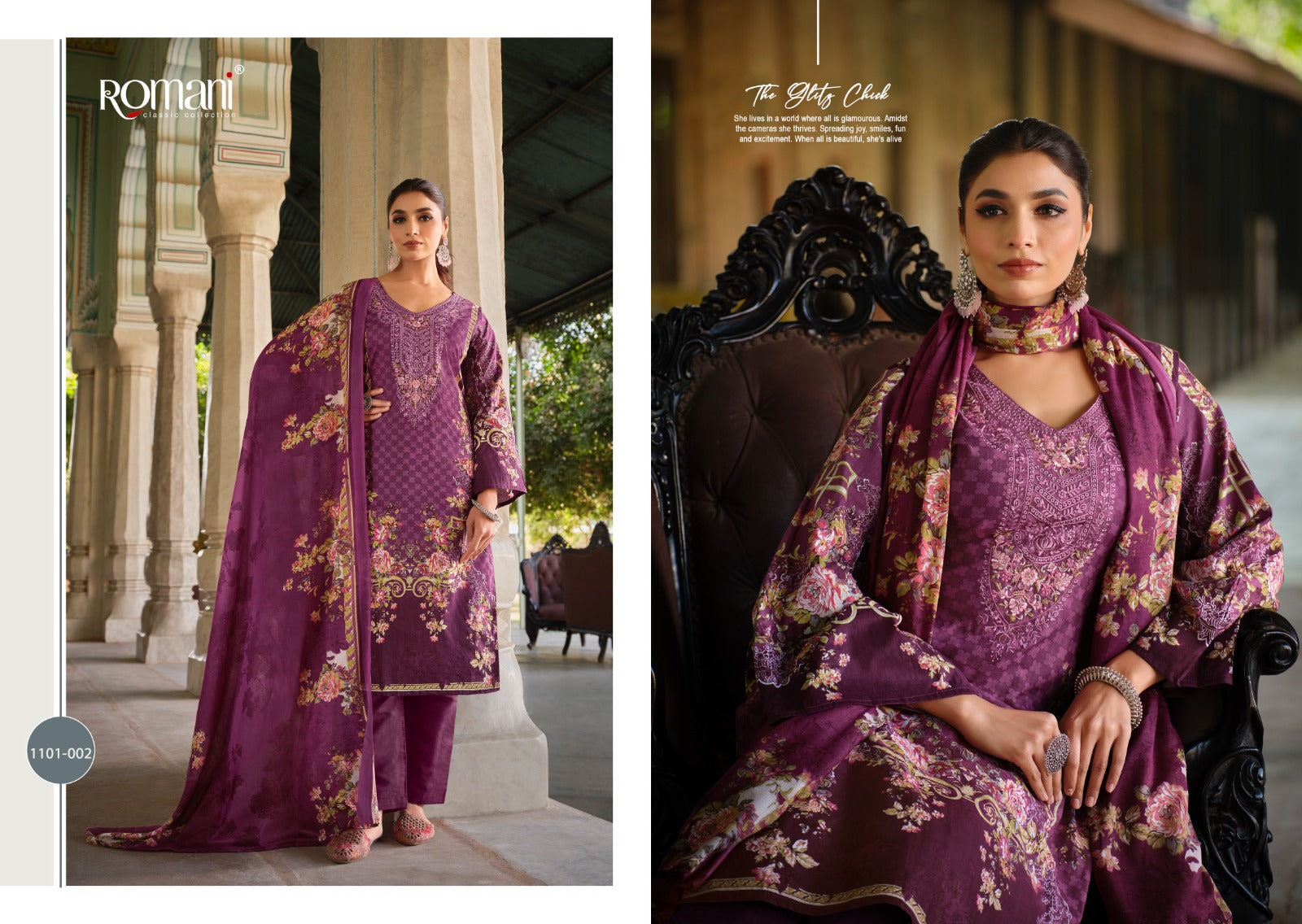 Aarzu Vol 17 Romani Cotton Karachi Salwar Suits Supplier Ahmedabad