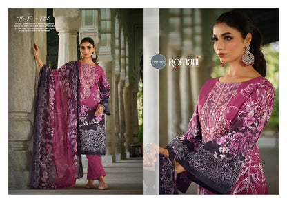 Aarzu Vol 17 Romani Cotton Karachi Salwar Suits Supplier Ahmedabad