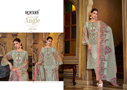 Aarzu Vol 18 Romani Cotton Karachi Readymade Suits Manufacturer