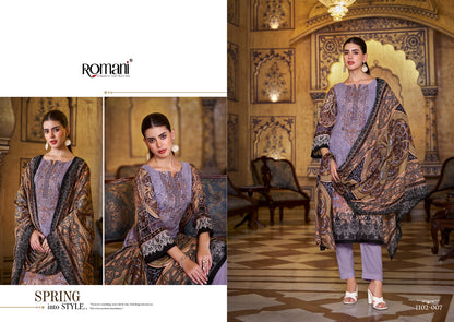 Aarzu Vol 18 Romani Cotton Karachi Readymade Suits Manufacturer