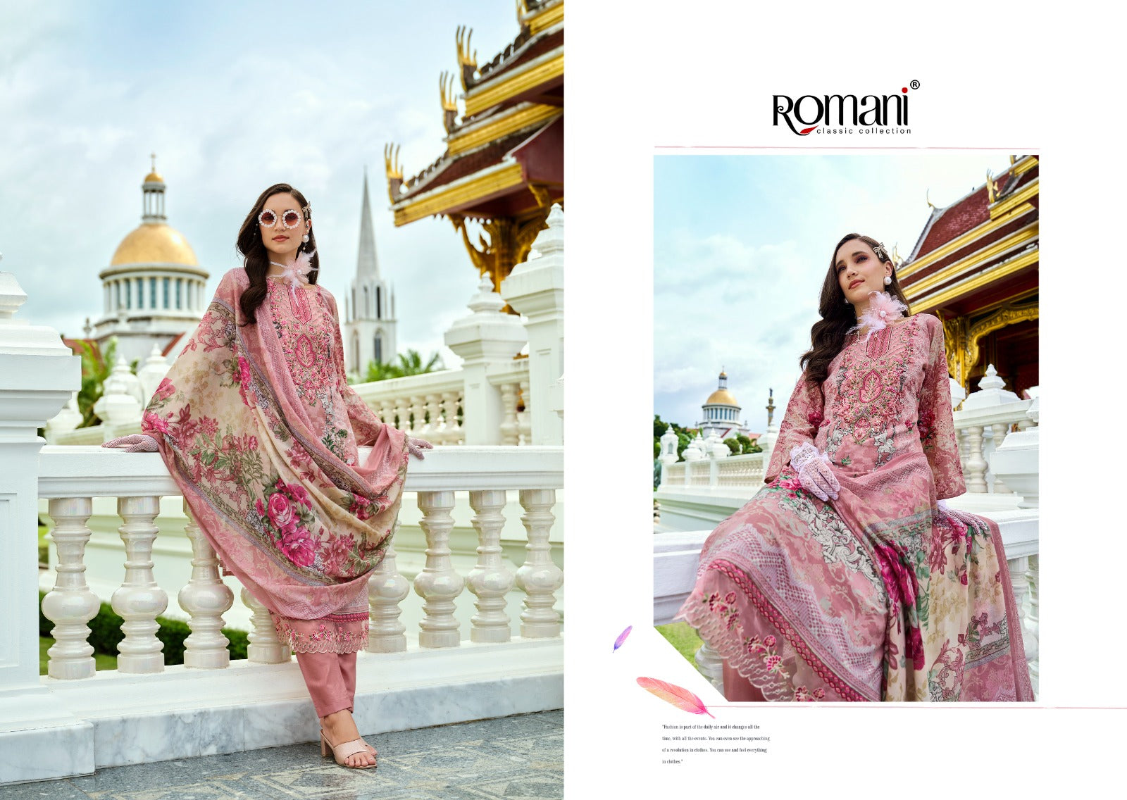 Aarzu Vol 19 Romani Cotton Karachi Salwar Suits Supplier