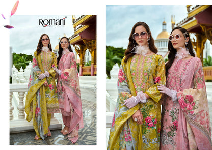 Aarzu Vol 19 Romani Cotton Karachi Salwar Suits Supplier