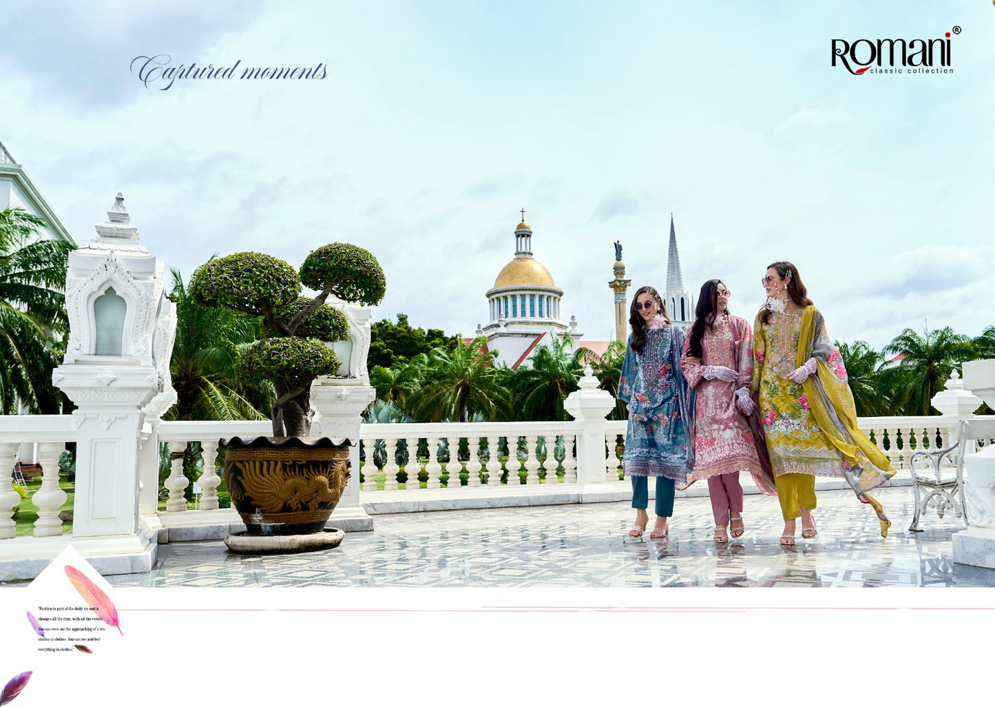 Aarzu Vol 19 Romani Cotton Karachi Salwar Suits Supplier