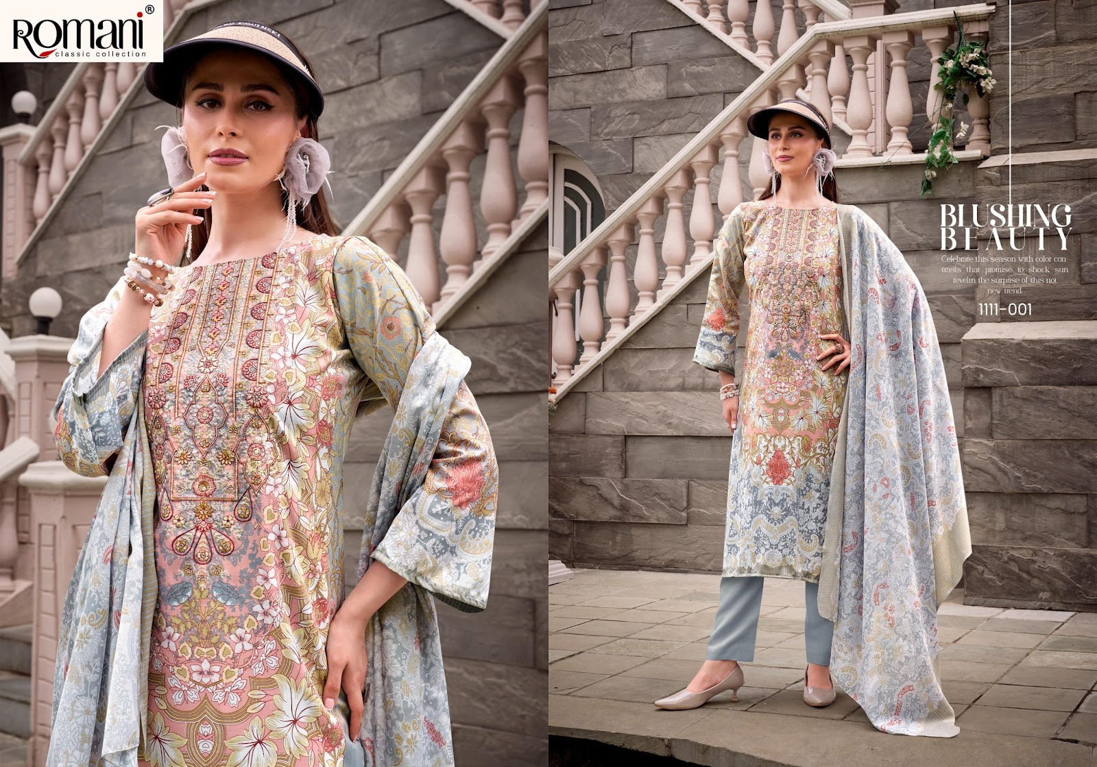 Aarzu Vol 20 Romani Cotton Karachi Salwar Suits Wholesaler