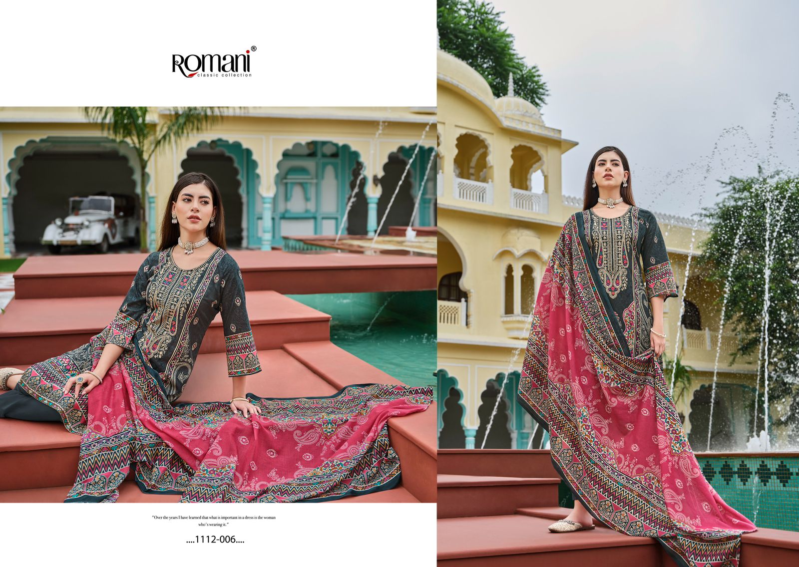 Aarzu Vol 21 Romani Cotton Karachi Salwar Suits Exporter