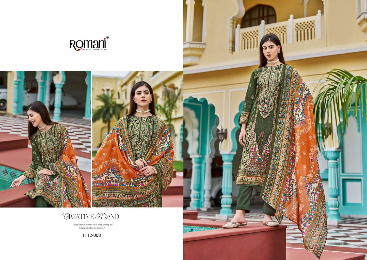Aarzu Vol 21 Romani Cotton Karachi Salwar Suits Exporter
