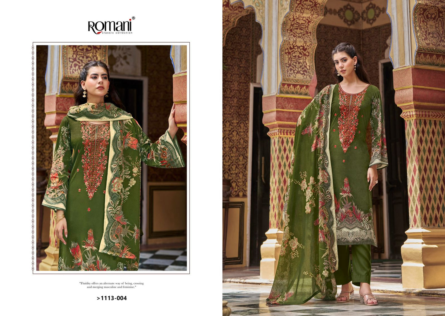 Aarzu Vol 22 Romani Cotton Karachi Salwar Suits Supplier Gujarat