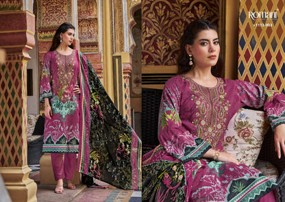 Aarzu Vol 22 Romani Cotton Karachi Salwar Suits Supplier Gujarat