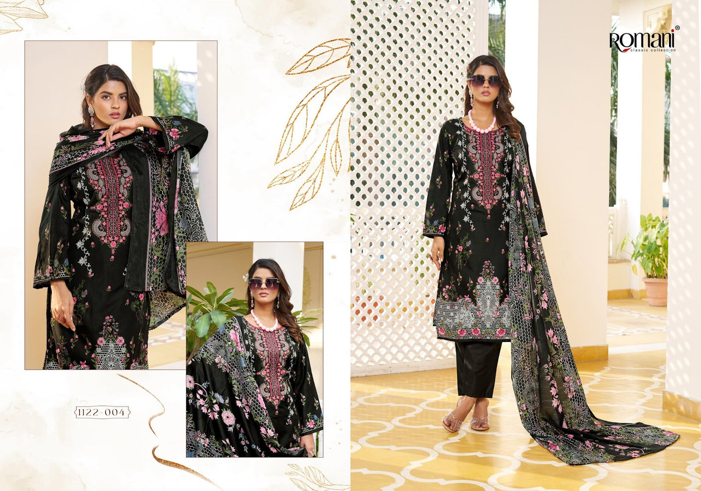 Aarzu Vol 24 Romani Soft Cotton Karachi Salwar Suits Supplier Ahmedabad