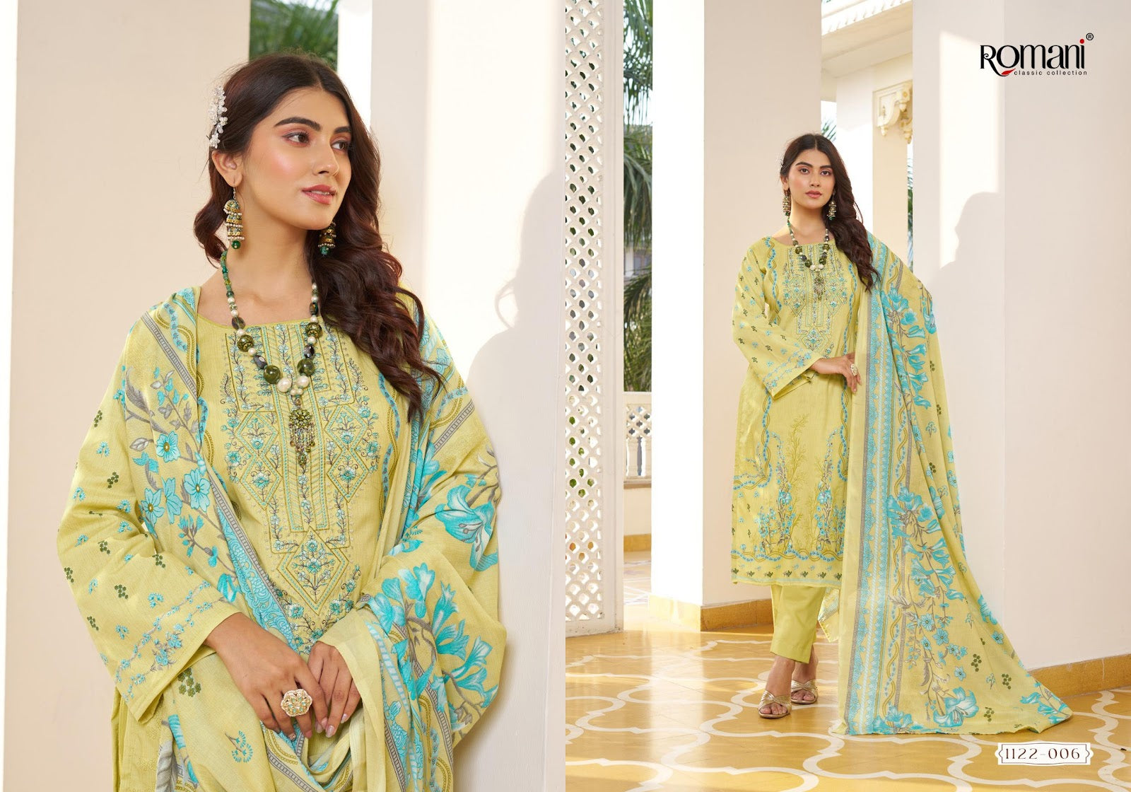 Aarzu Vol 24 Romani Soft Cotton Karachi Salwar Suits Supplier Ahmedabad