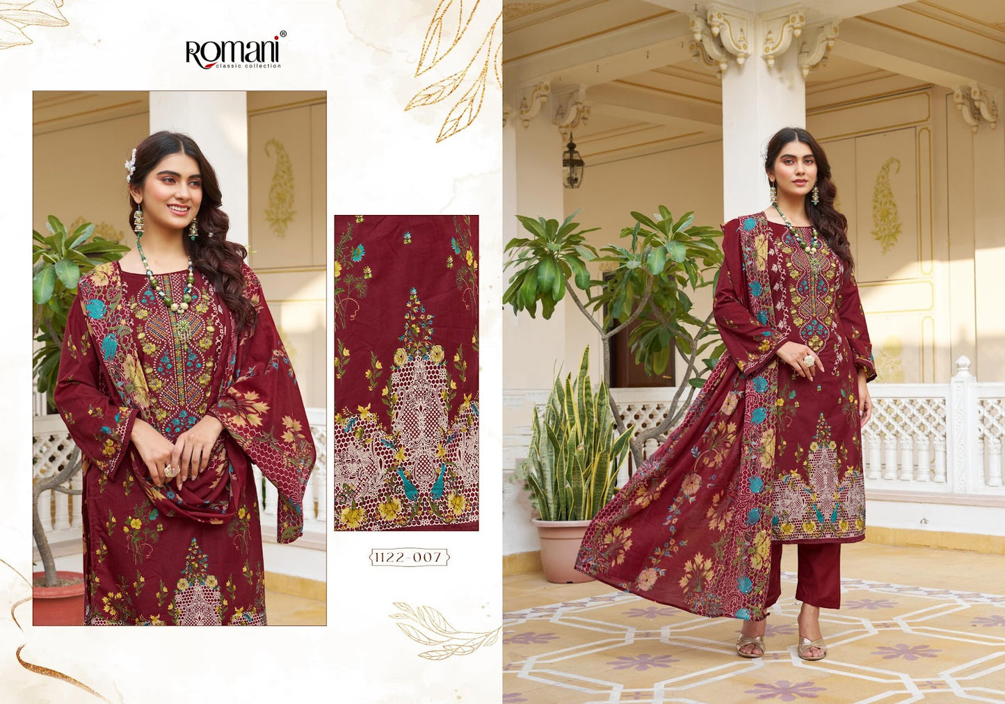 Aarzu Vol 24 Romani Soft Cotton Karachi Salwar Suits Supplier Ahmedabad