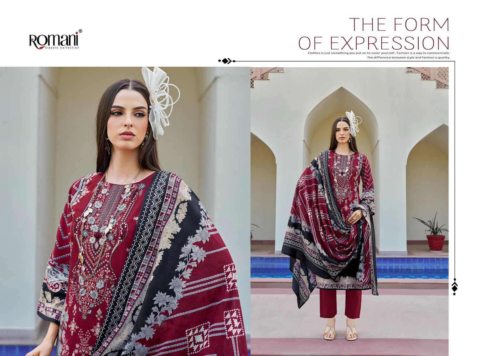 Aarzu Vol 29 Romani Mix Cotton Karachi Salwar Suits Exporter Ahmedabad