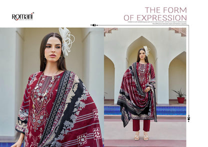 Aarzu Vol 29 Romani Mix Cotton Karachi Salwar Suits Exporter Ahmedabad