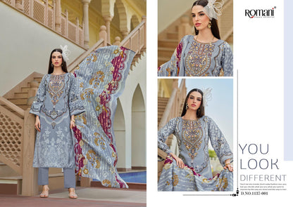 Aarzu Vol 29 Romani Mix Cotton Karachi Salwar Suits Exporter Ahmedabad