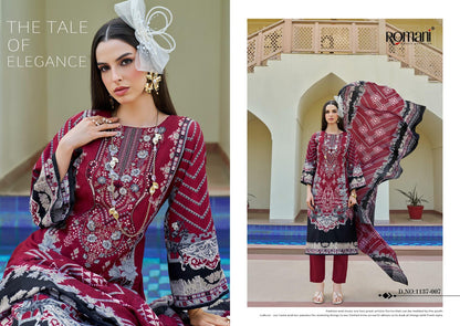 Aarzu Vol 29 Romani Mix Cotton Karachi Salwar Suits Exporter Ahmedabad