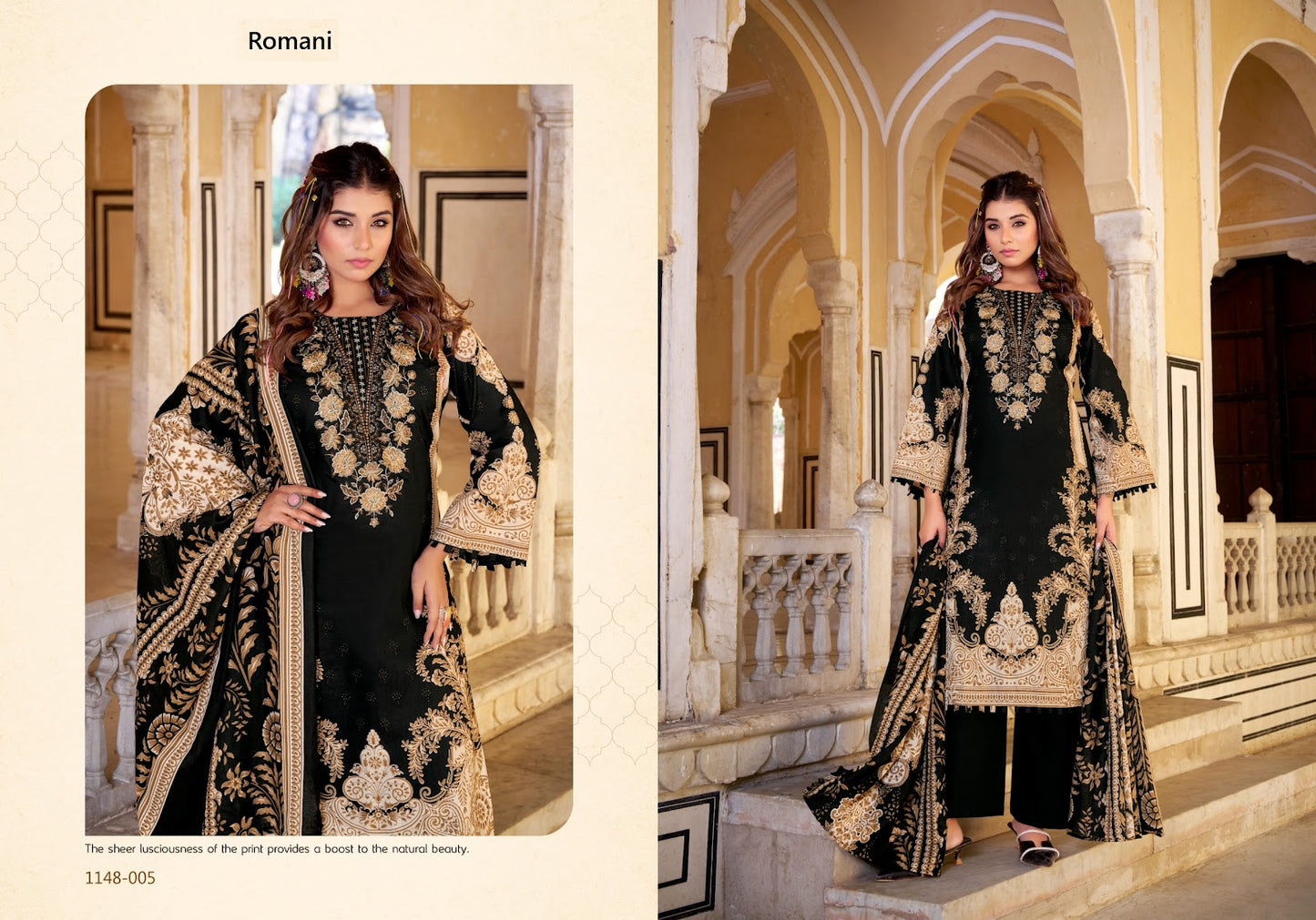 Aarzu Vol 32 Romani Cotton Karachi Salwar Suits Exporter India