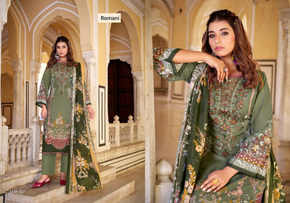 Aarzu Vol 32 Romani Cotton Karachi Salwar Suits Exporter India