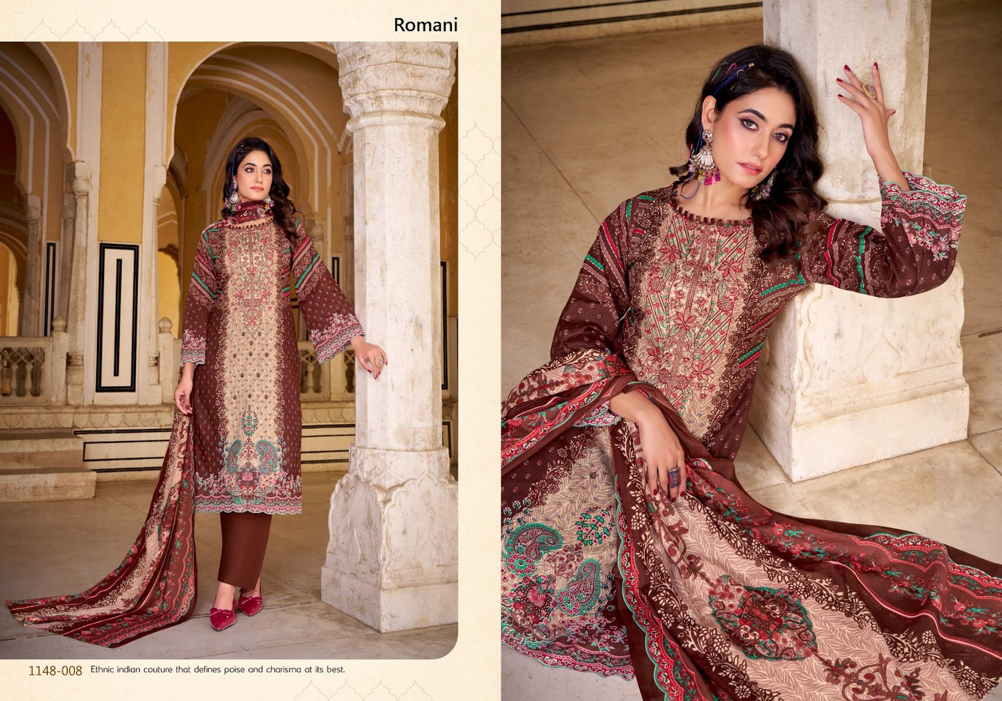 Aarzu Vol 32 Romani Cotton Karachi Salwar Suits Exporter India