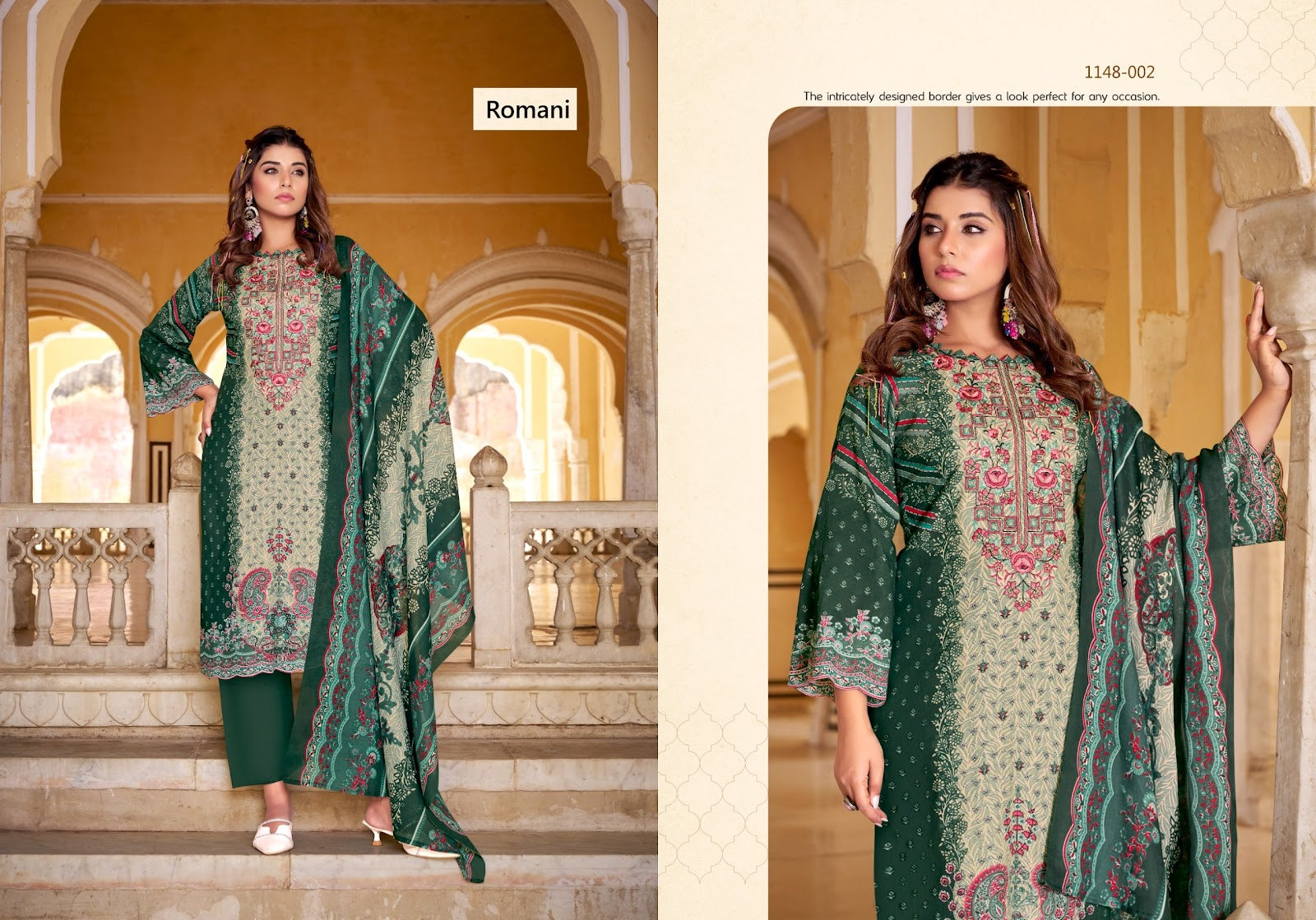 Aarzu Vol 32 Romani Cotton Karachi Salwar Suits Exporter India