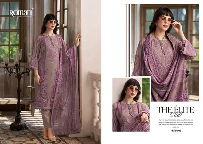 Aarzu Vol 33 Romani Cotton Karachi Salwar Suits Exporter India