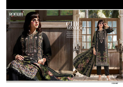 Aarzu Vol 33 Romani Cotton Karachi Salwar Suits Exporter India