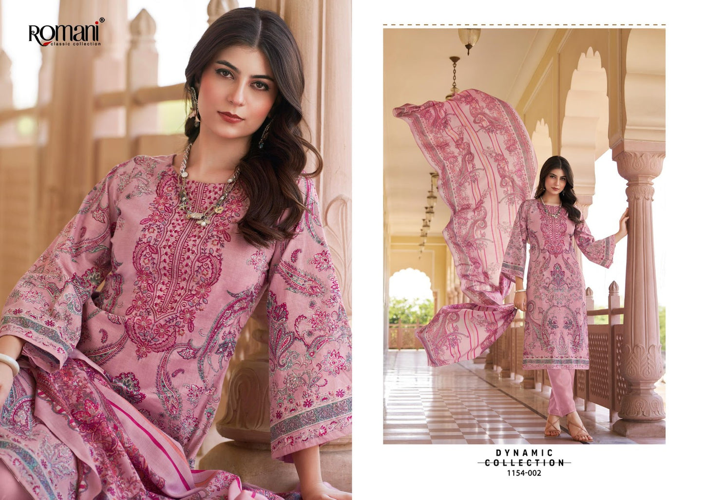 Aarzu Vol 34 Romani Mix Cotton Karachi Salwar Suits Exporter India