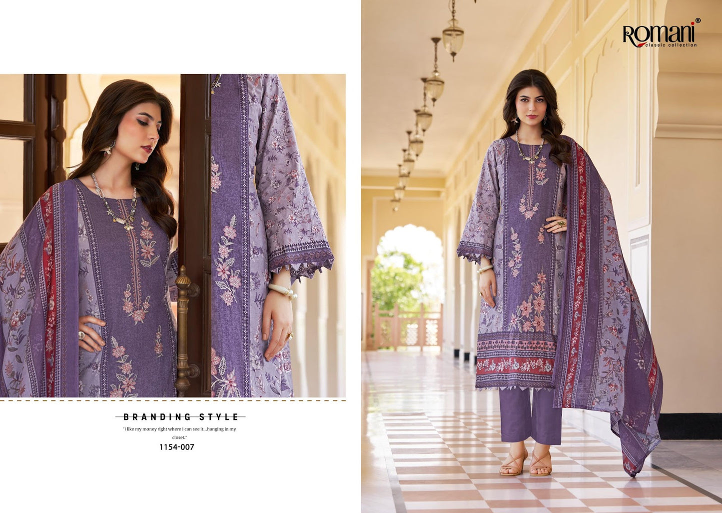Aarzu Vol 34 Romani Mix Cotton Karachi Salwar Suits Exporter India