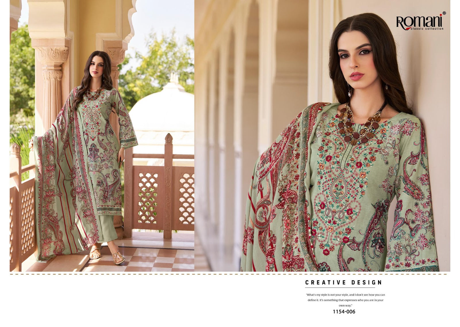 Aarzu Vol 34 Romani Mix Cotton Karachi Salwar Suits Exporter India
