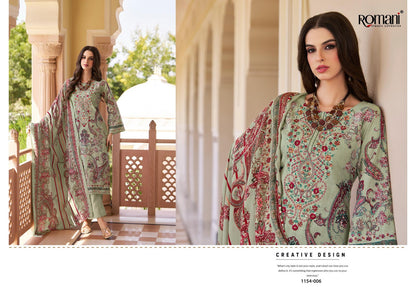 Aarzu Vol 34 Romani Mix Cotton Karachi Salwar Suits Exporter India
