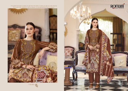 Aarzu Vol 35 Romani Mix Cotton Karachi Salwar Suits Manufacturer India