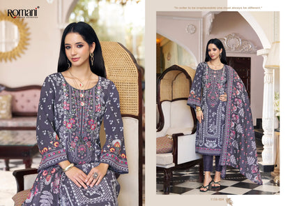 Aarzu Vol 35 Romani Mix Cotton Karachi Salwar Suits Manufacturer India
