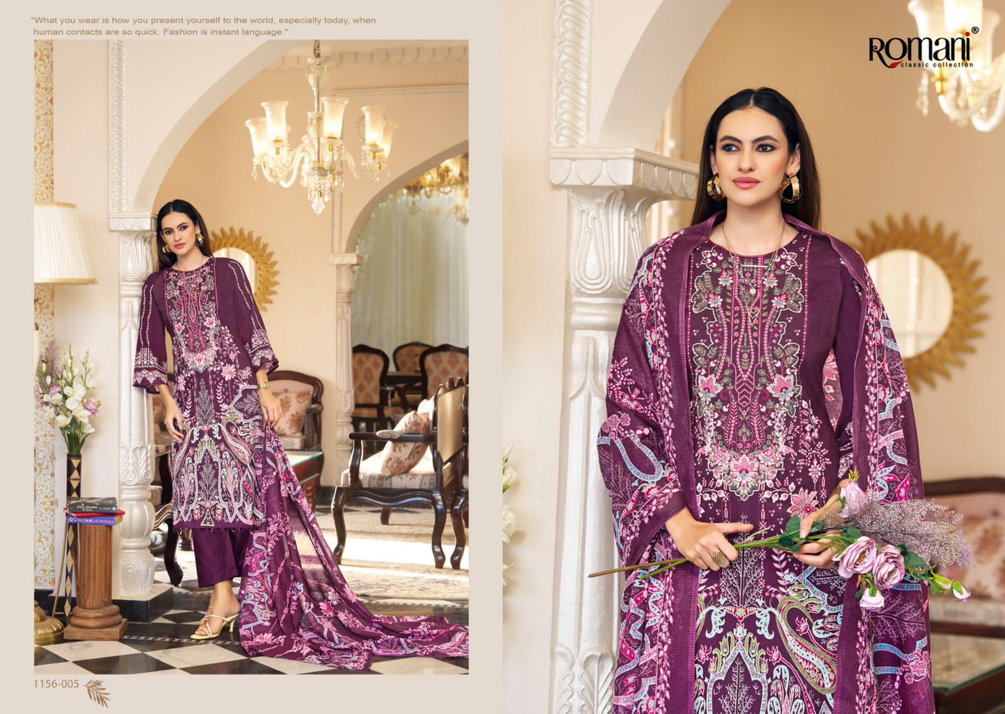 Aarzu Vol 35 Romani Mix Cotton Karachi Salwar Suits Manufacturer India