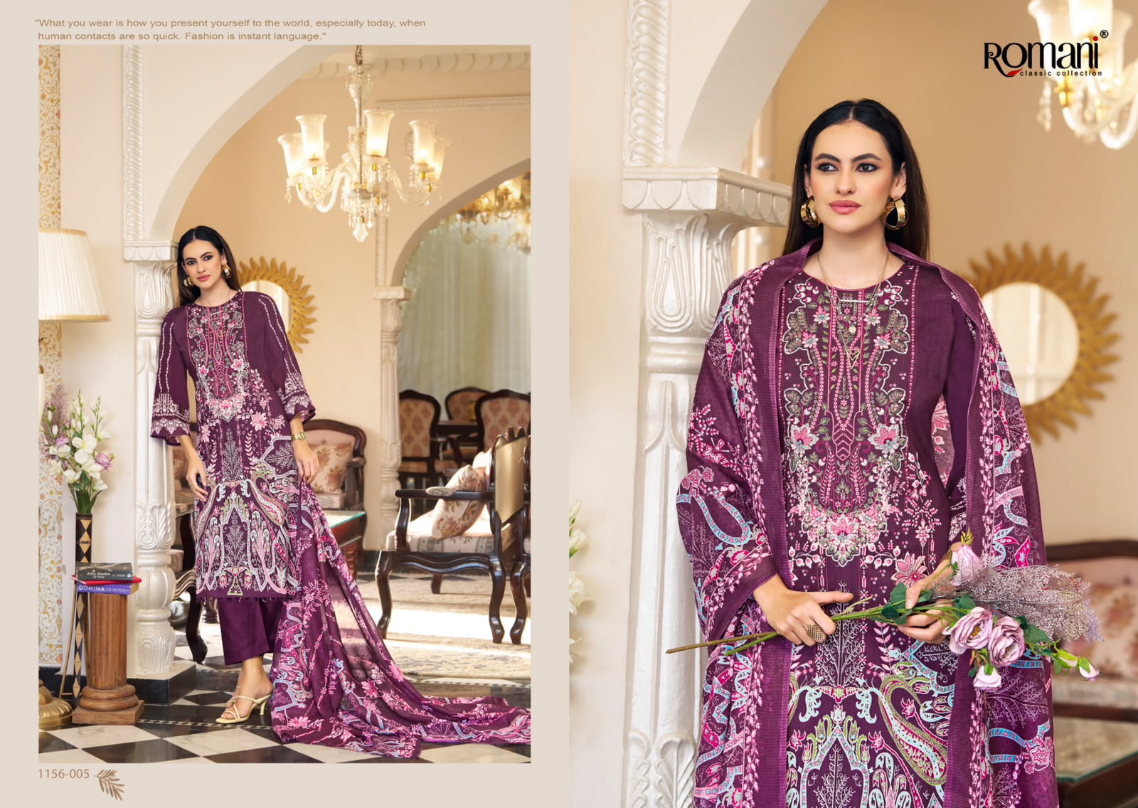 Aarzu Vol 35 Romani Mix Cotton Karachi Salwar Suits Manufacturer India