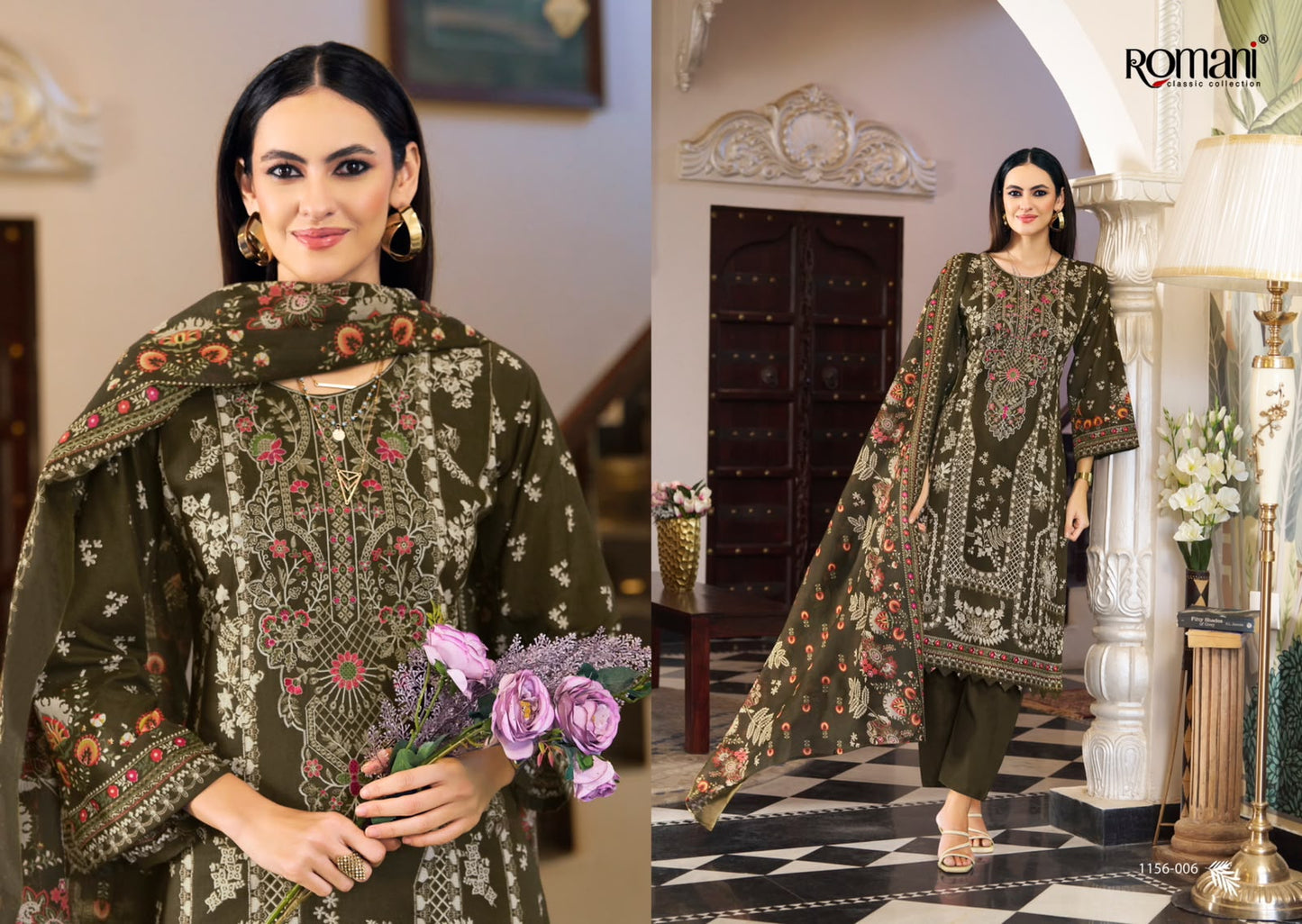 Aarzu Vol 35 Romani Mix Cotton Karachi Salwar Suits Manufacturer India