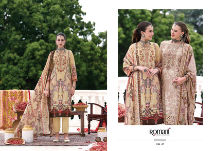 Aarzu Vol 36 Romani Soft Cotton Karachi Salwar Suits Manufacturer Ahmedabad
