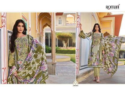 Aarzu Vol 6 Romani Cotton Karachi Salwar Suits Exporter