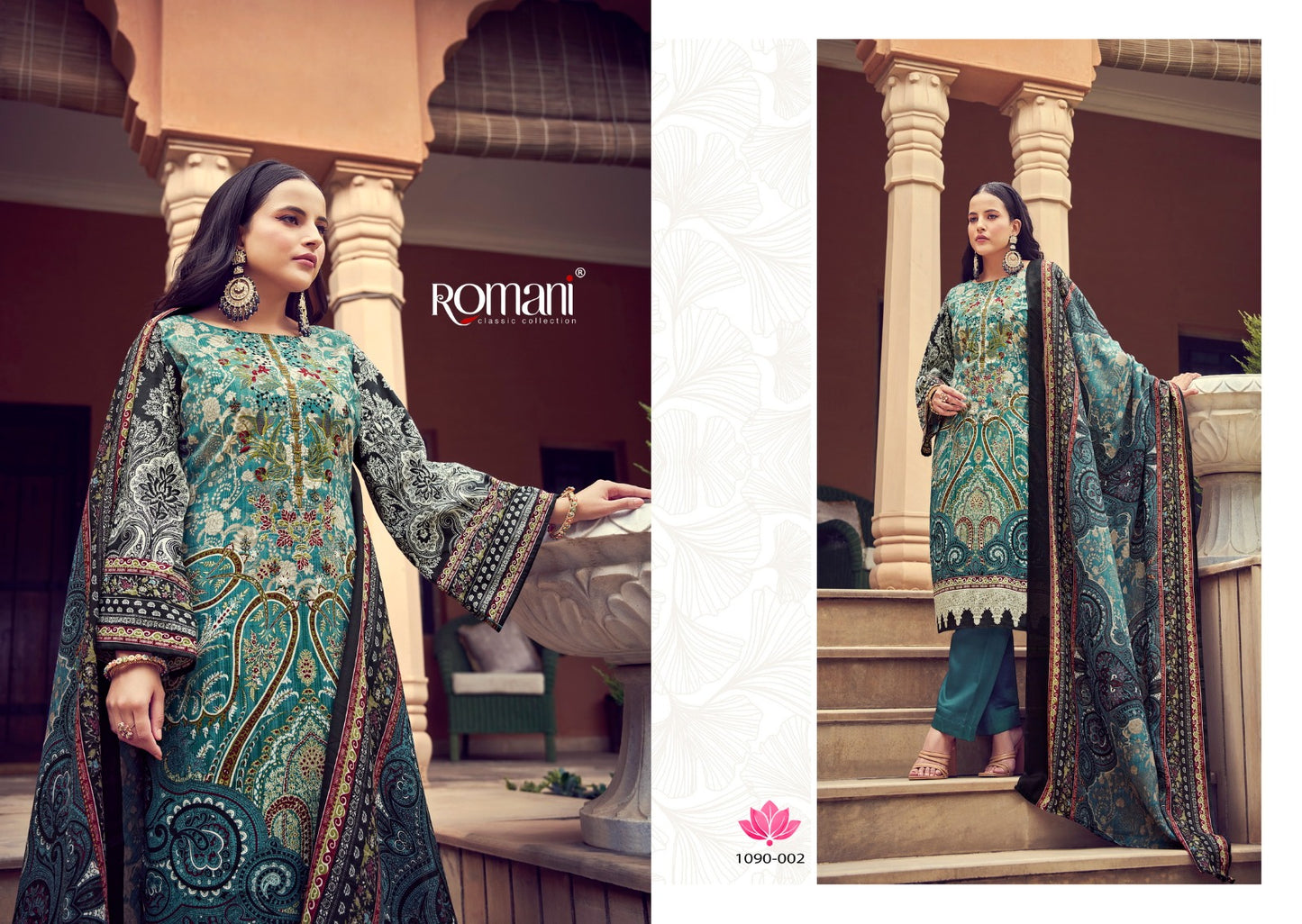 Aarzu Vol 7 Romani Cotton Karachi Salwar Suits Exporter