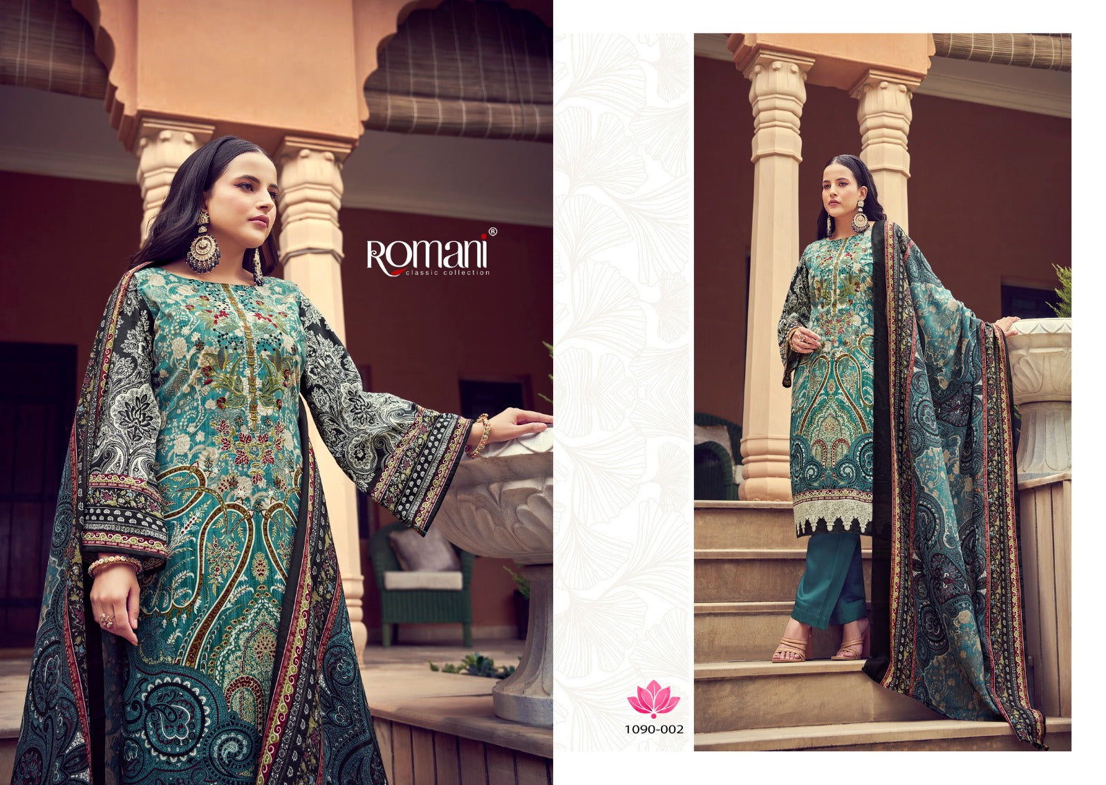 Aarzu Vol 7 Romani Cotton Karachi Salwar Suits Exporter