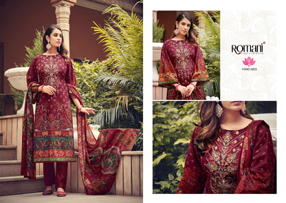 Aarzu Vol 7 Romani Cotton Karachi Salwar Suits Exporter