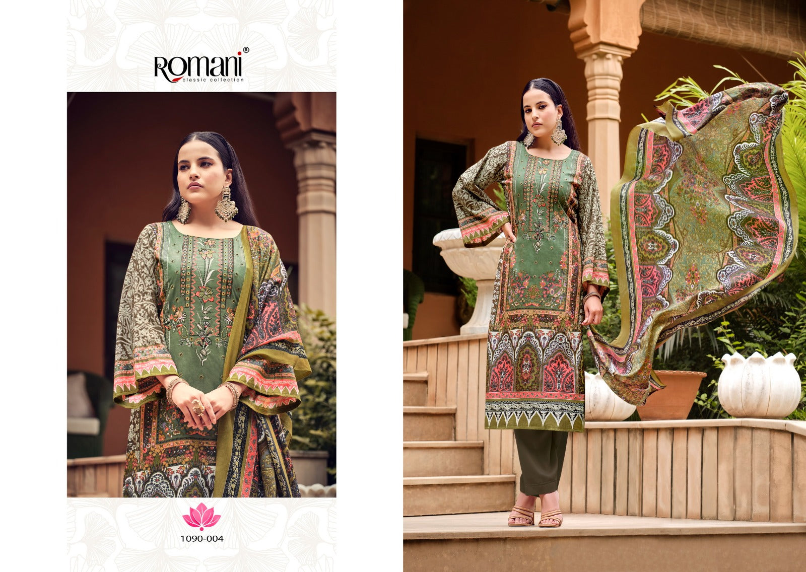 Aarzu Vol 7 Romani Cotton Karachi Salwar Suits Exporter