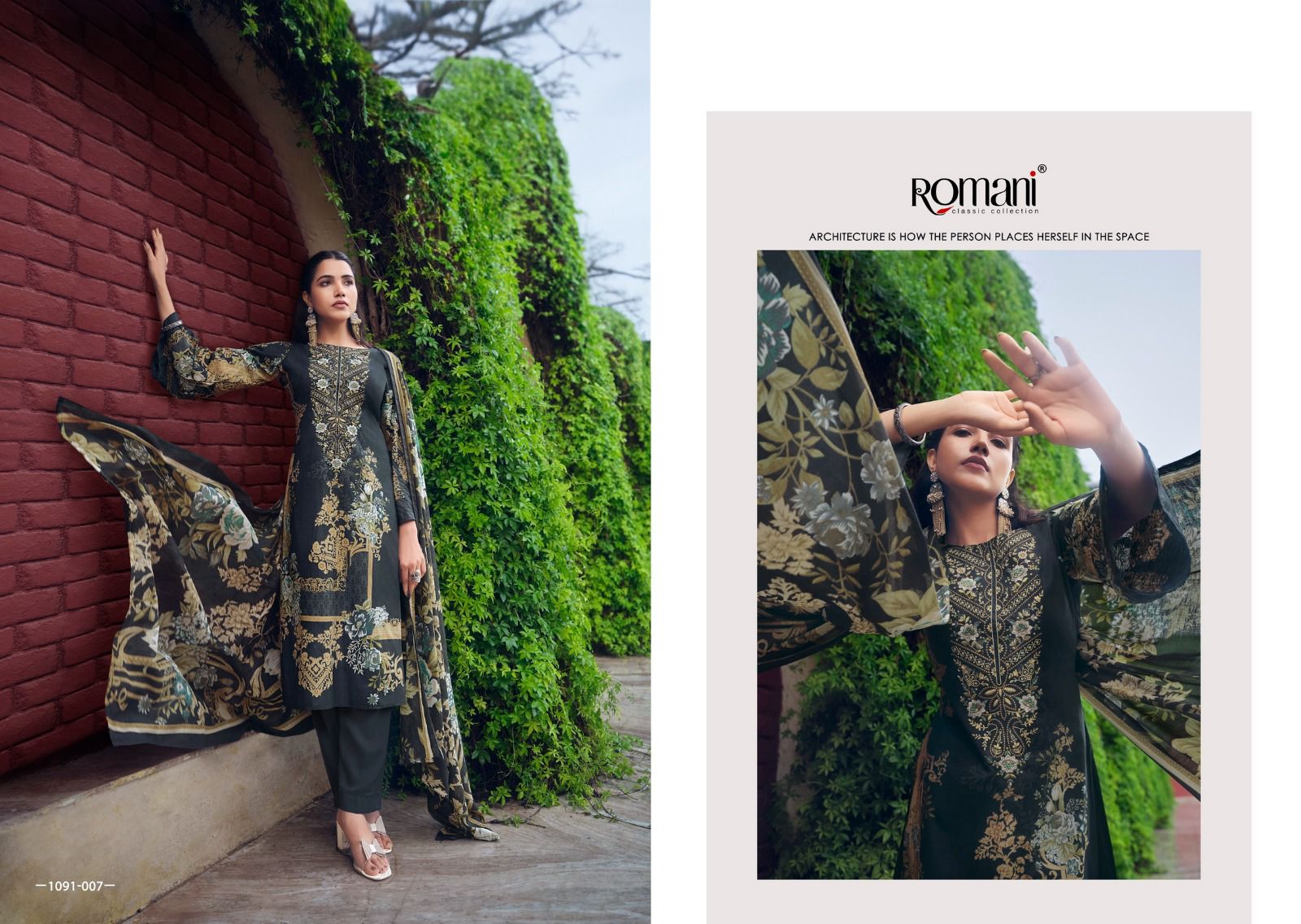 Aarzu Vol 8 Romani Cotton Karachi Salwar Suits Wholesaler India