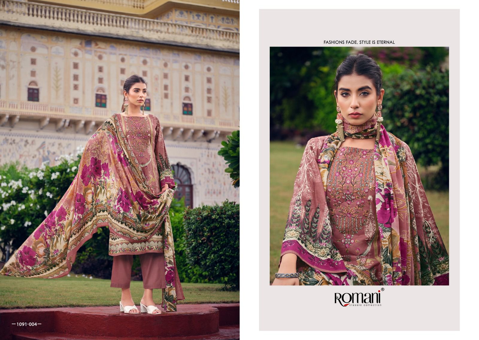 Aarzu Vol 8 Romani Cotton Karachi Salwar Suits Wholesaler India