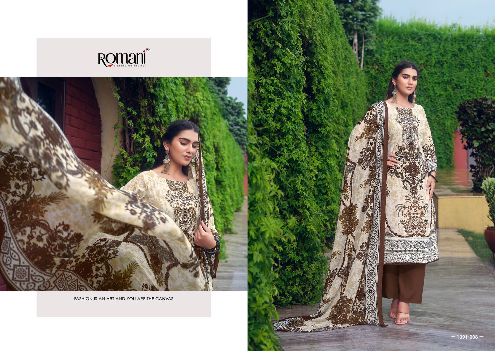 Aarzu Vol 8 Romani Cotton Karachi Salwar Suits Wholesaler India