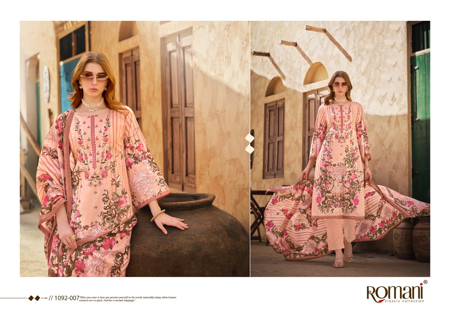 Aarzu Vol 9 Romani Cotton Karachi Salwar Suits Wholesale Price