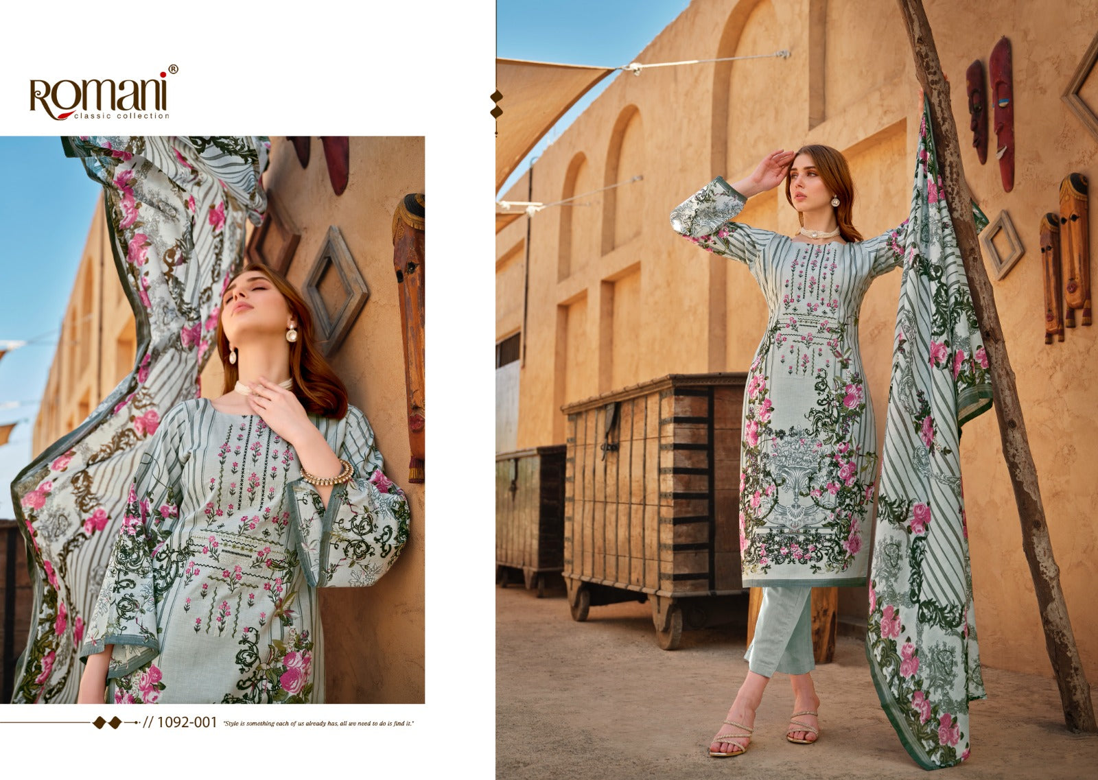 Aarzu Vol 9 Romani Cotton Karachi Salwar Suits Wholesale Price