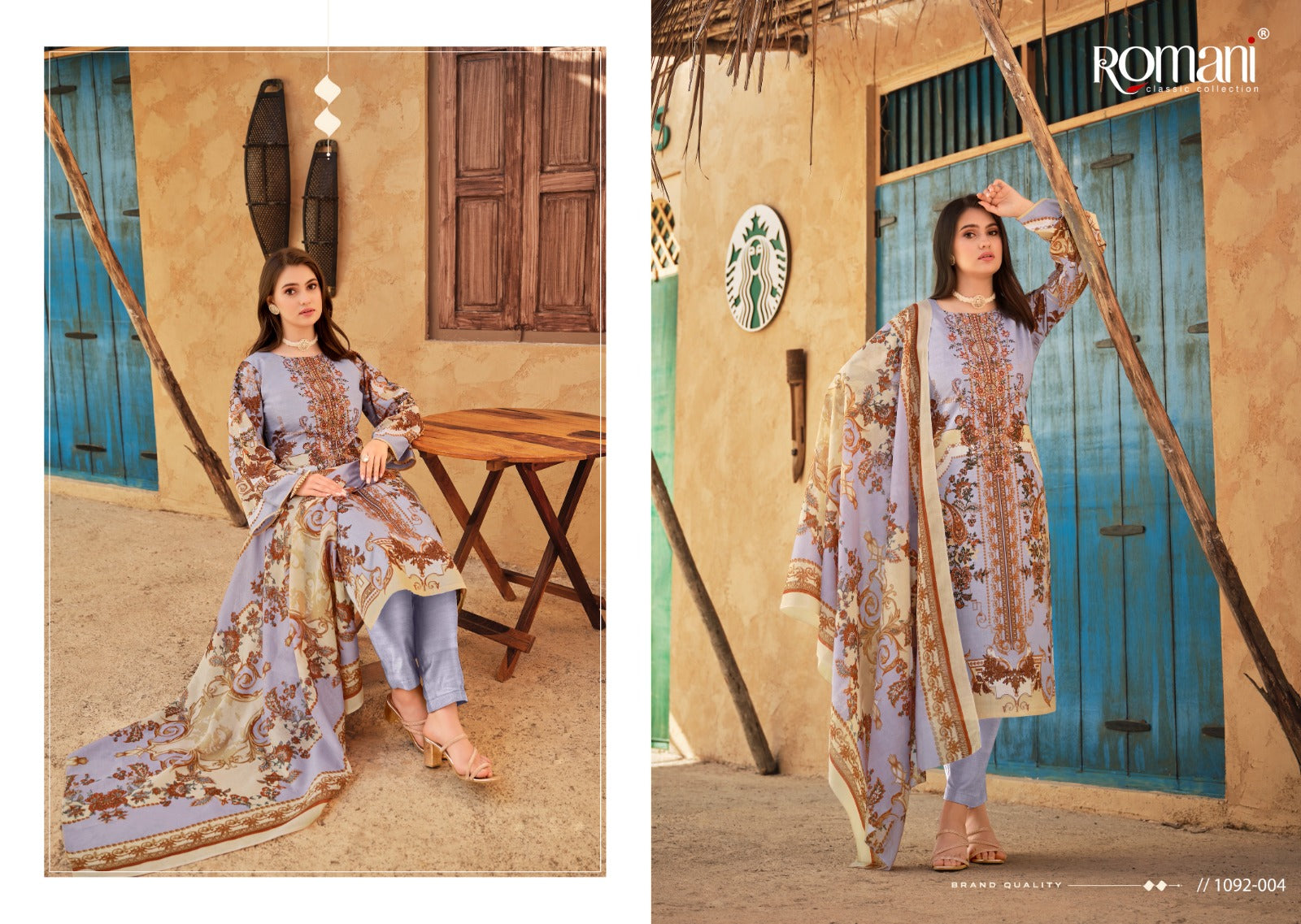 Aarzu Vol 9 Romani Cotton Karachi Salwar Suits Wholesale Price