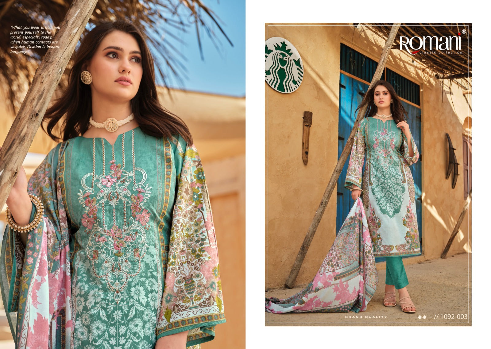 Aarzu Vol 9 Romani Cotton Karachi Salwar Suits Wholesale Price