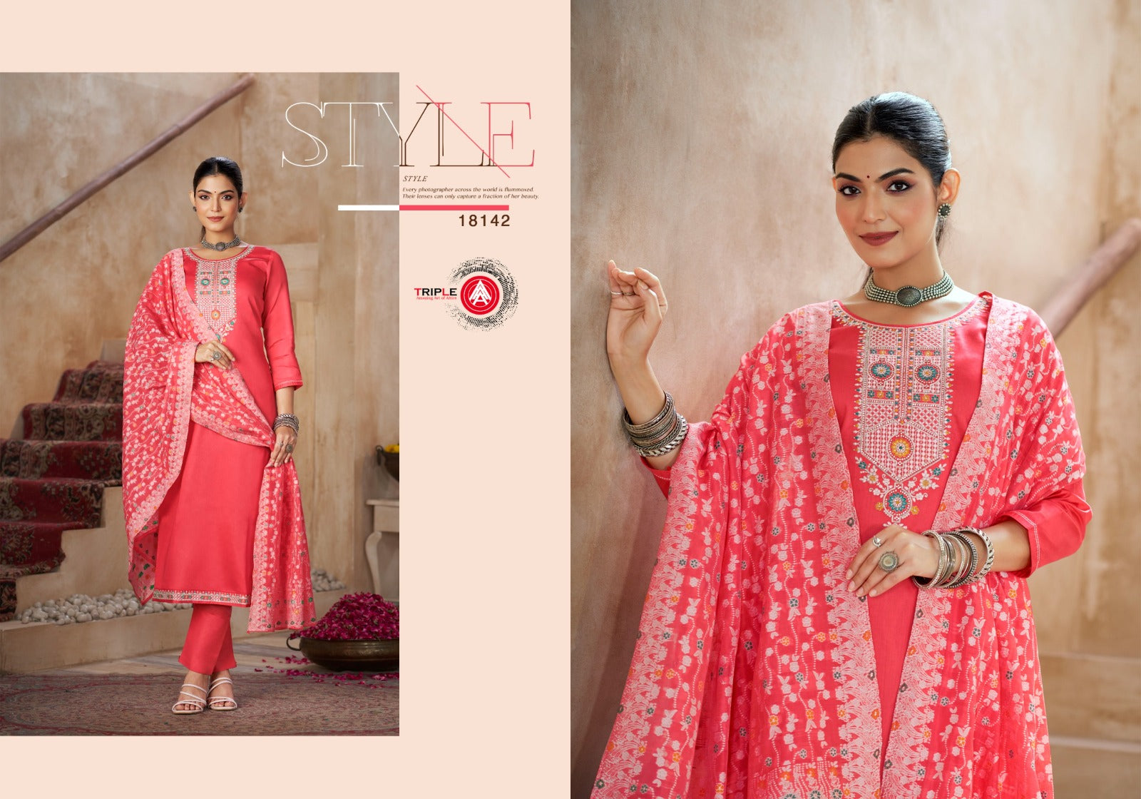 Aas Edition 1 Triple Aaa Jam Cotton Pant Style Suits Wholesale