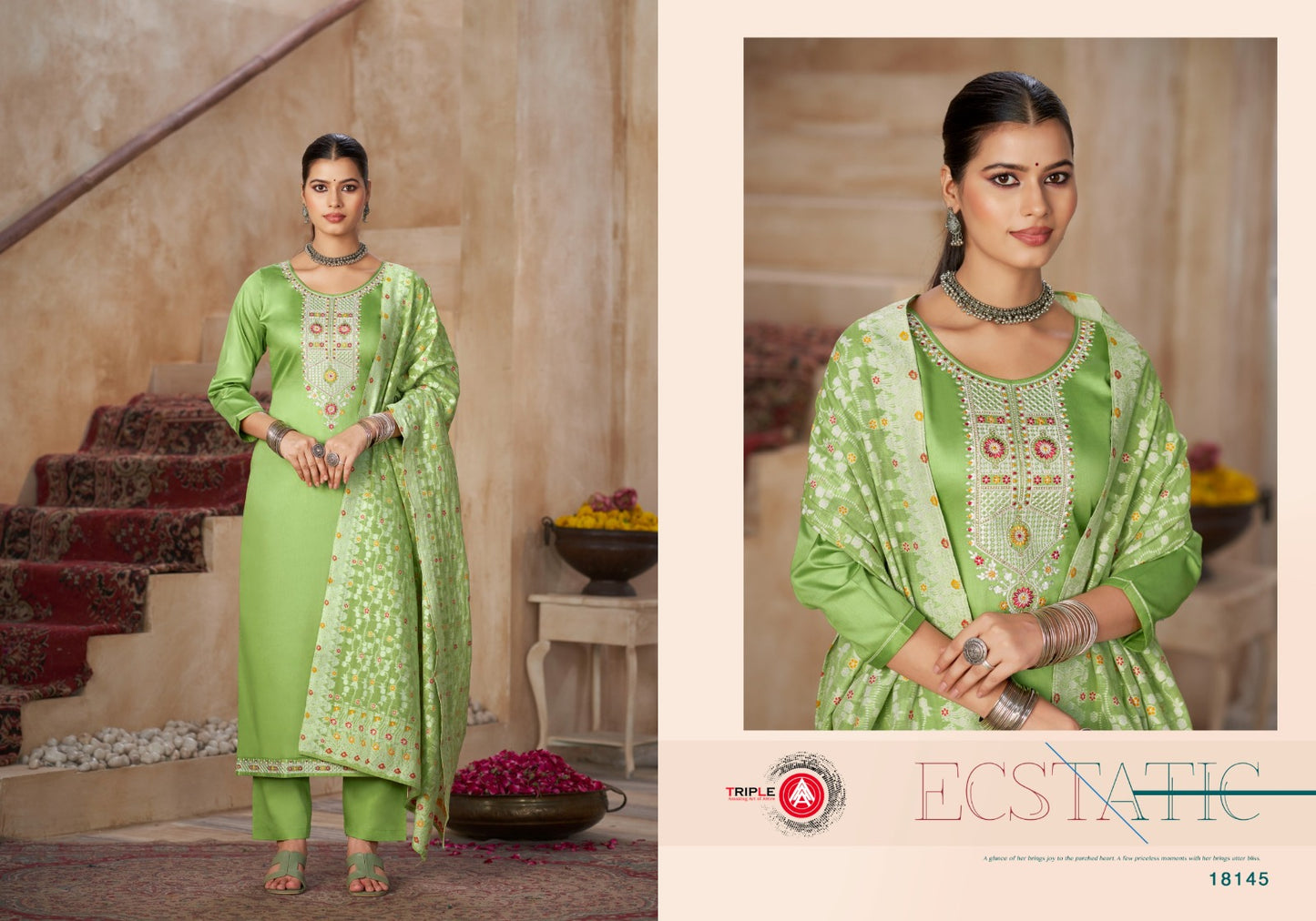 Aas Edition 1 Triple Aaa Jam Cotton Pant Style Suits Wholesale